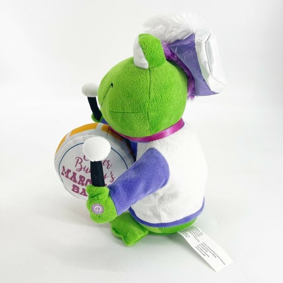 Gemmy FROG Easter Bunny Marching Band Animated Singing Plush Drummer Tested Work - Picture 7 of 12